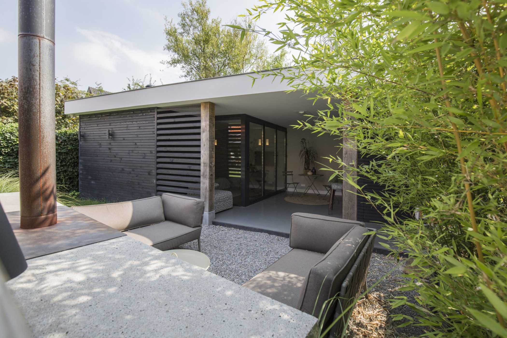 Afbeelding Luxe gastenverblijf van eikenhout